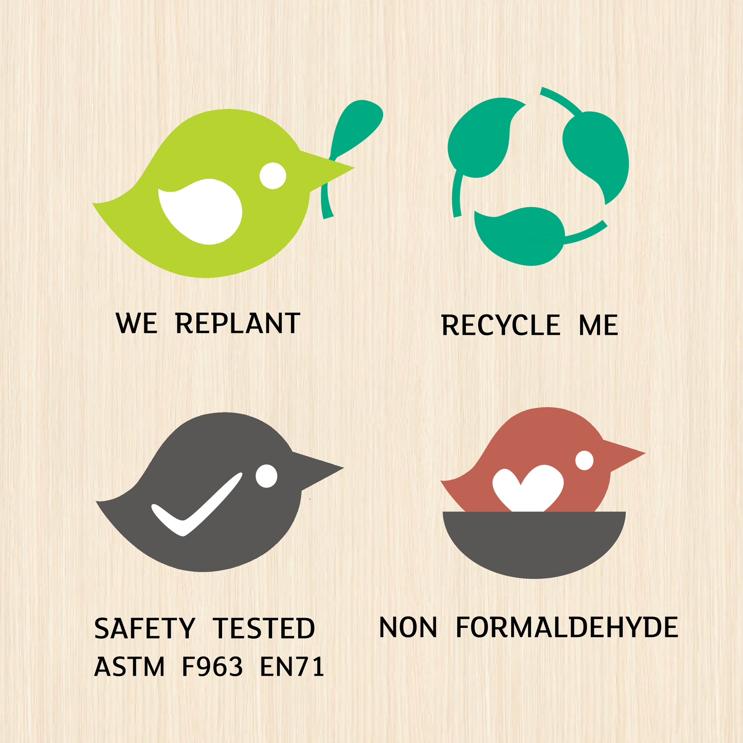 Threadbear Design UK - Wooden Dolphin Toy for Kids - Coastal Animals