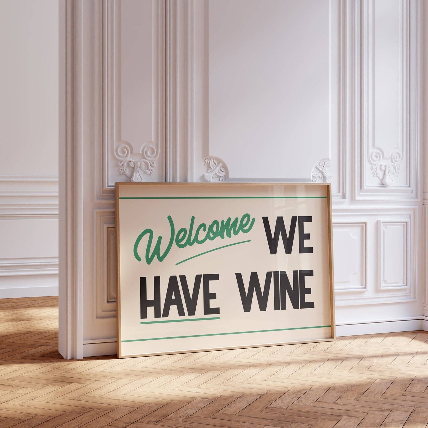 Lune Club - Welcome We Have Wine Print