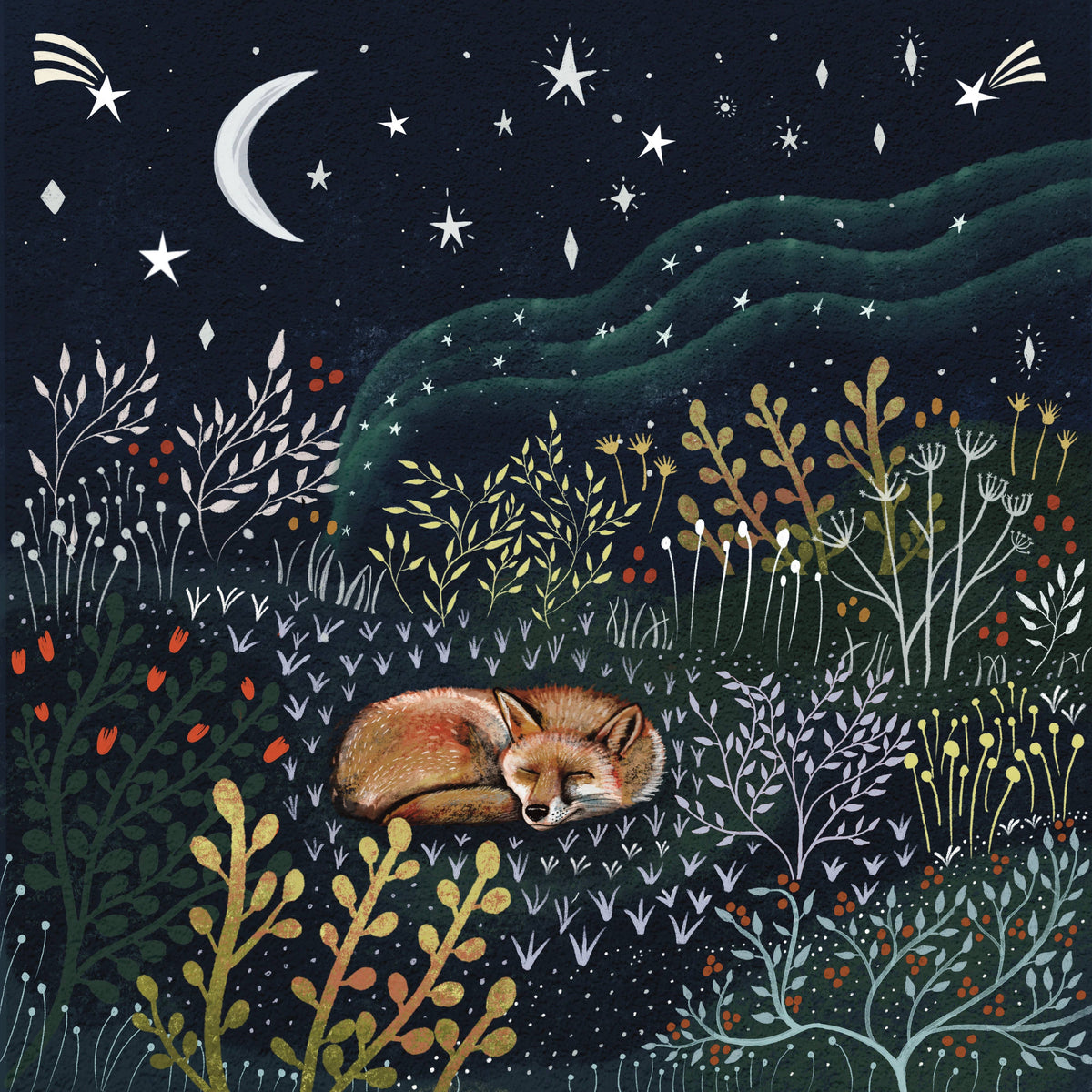 Glitter & Earth - Winter fox