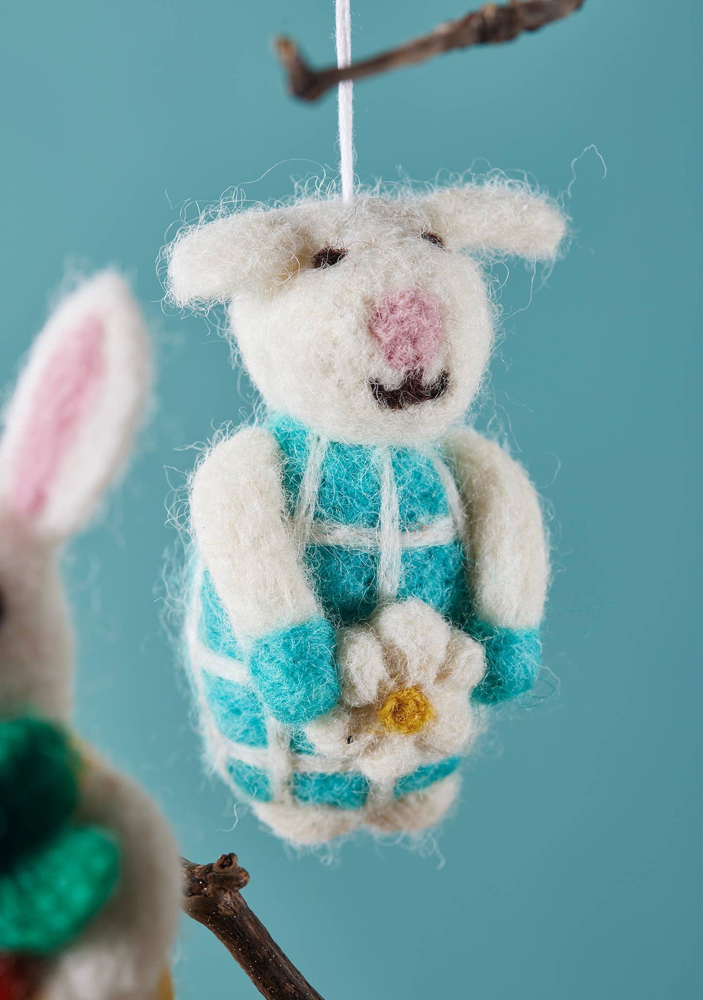Namaste - Felt Rabbit & Sheep Decorations