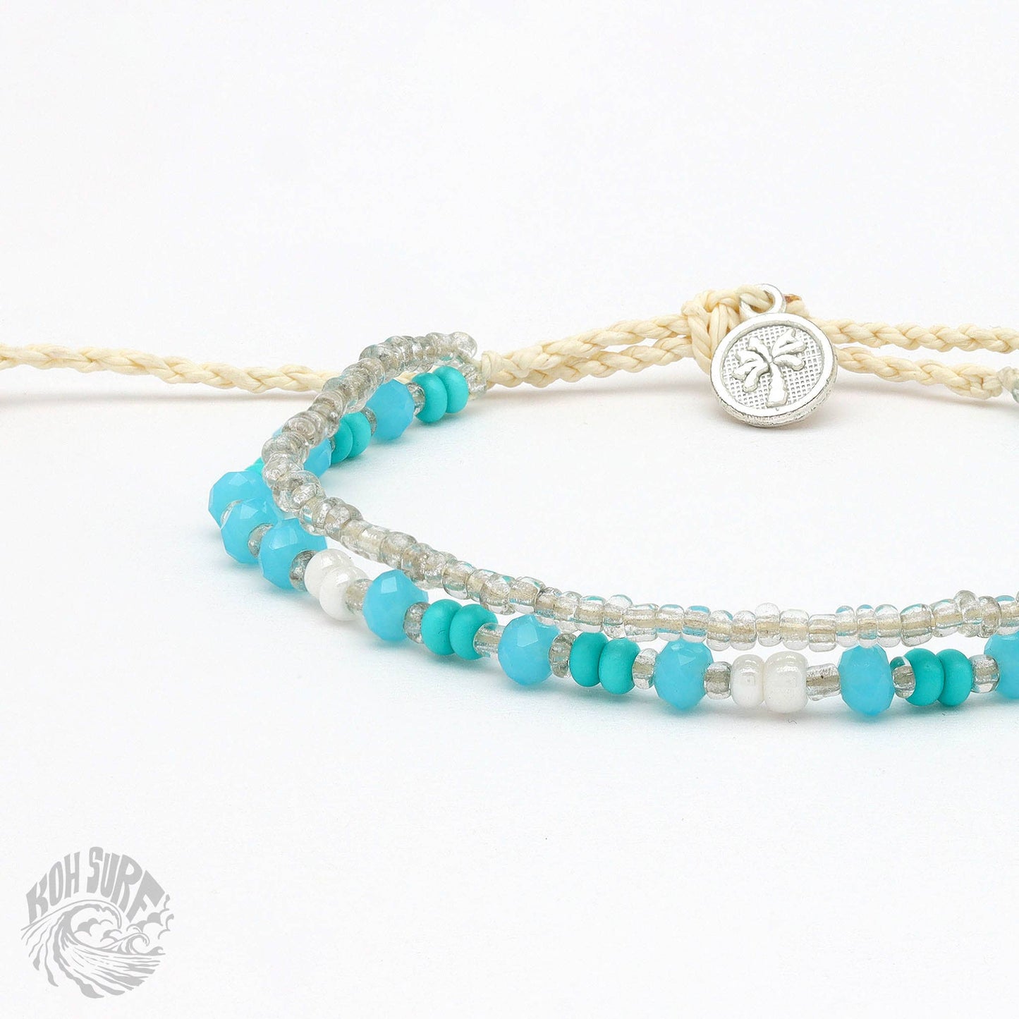 Pineapple Island - Kanawa Beach Beaded Bracelet, Surf Bracelet by Koh Surf : Summer Tone PAL-142s