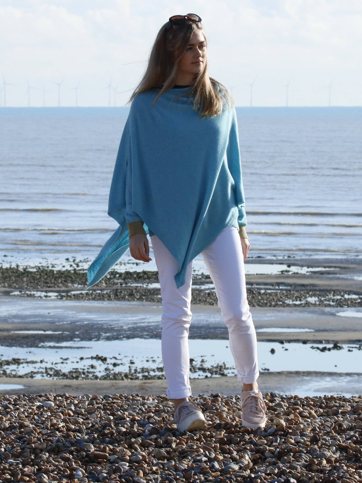 Cadenza Italy Ltd - Classic Cashmere Blend Poncho