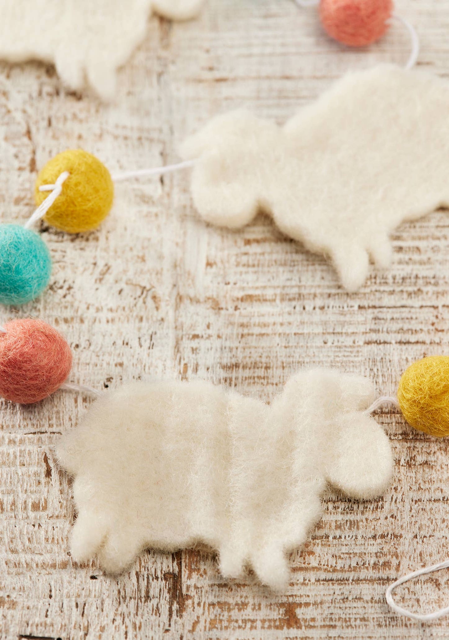 Namaste - Felt Sheep Garland