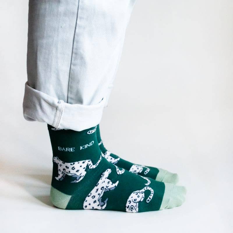Bare Kind - Snow Leopard Socks