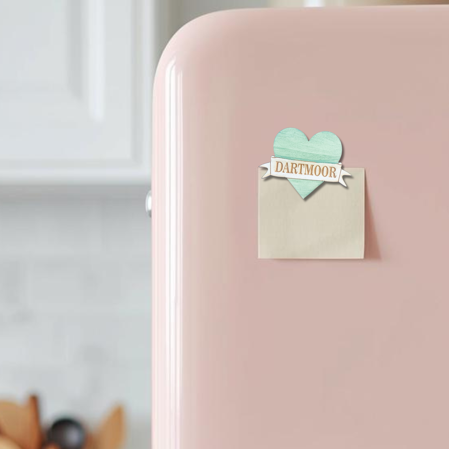 Love Heart Style Personalised Custom Location Magnet