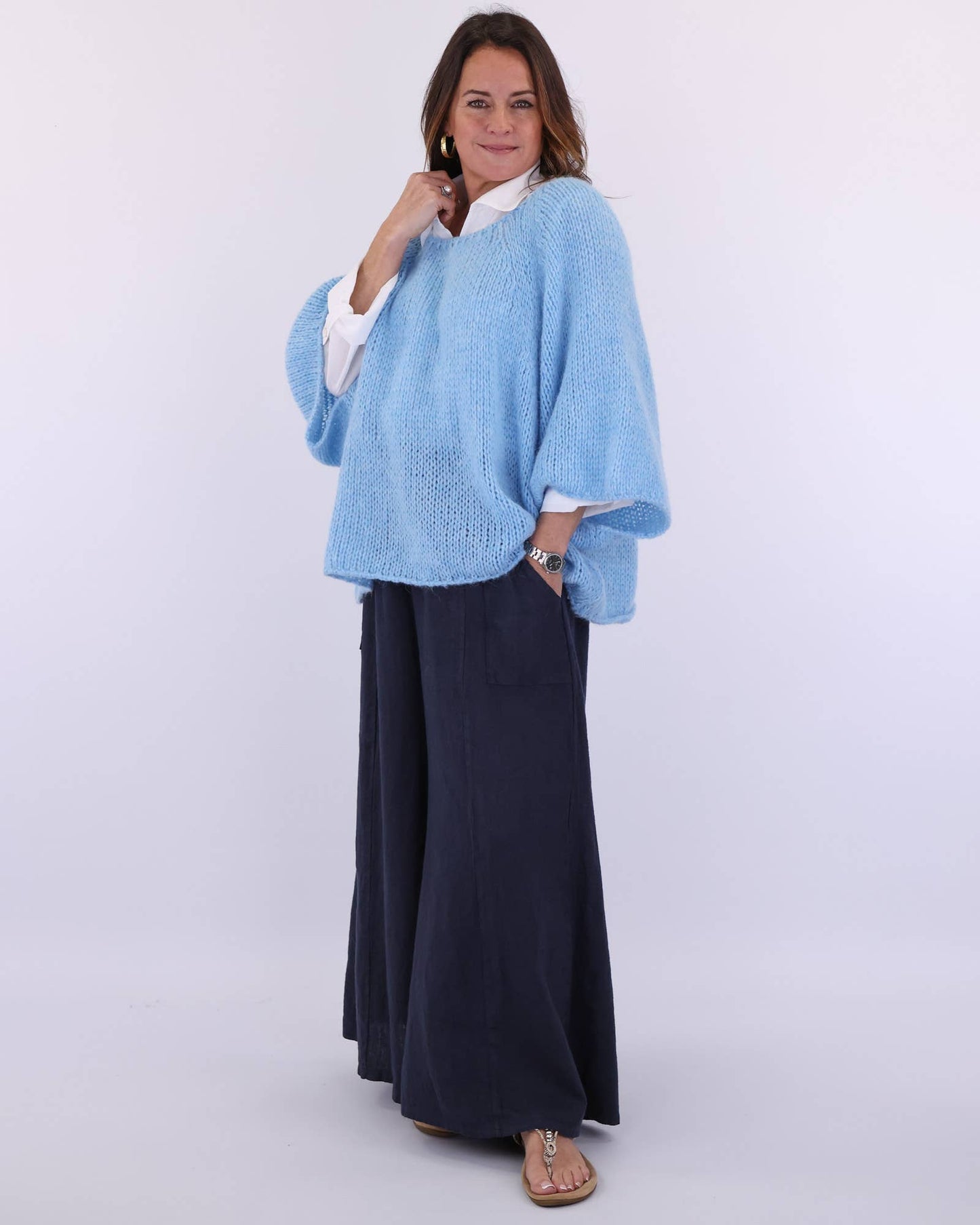 Cadenza Italy Ltd - Alpaca Blend Swing Jumper