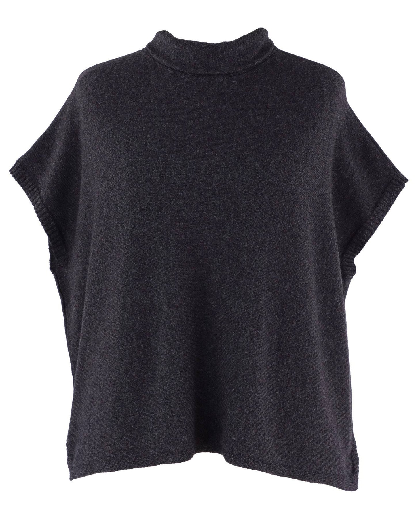 Cadenza Italy Ltd - Classic Cashmere Blend Tunic: Anthracite