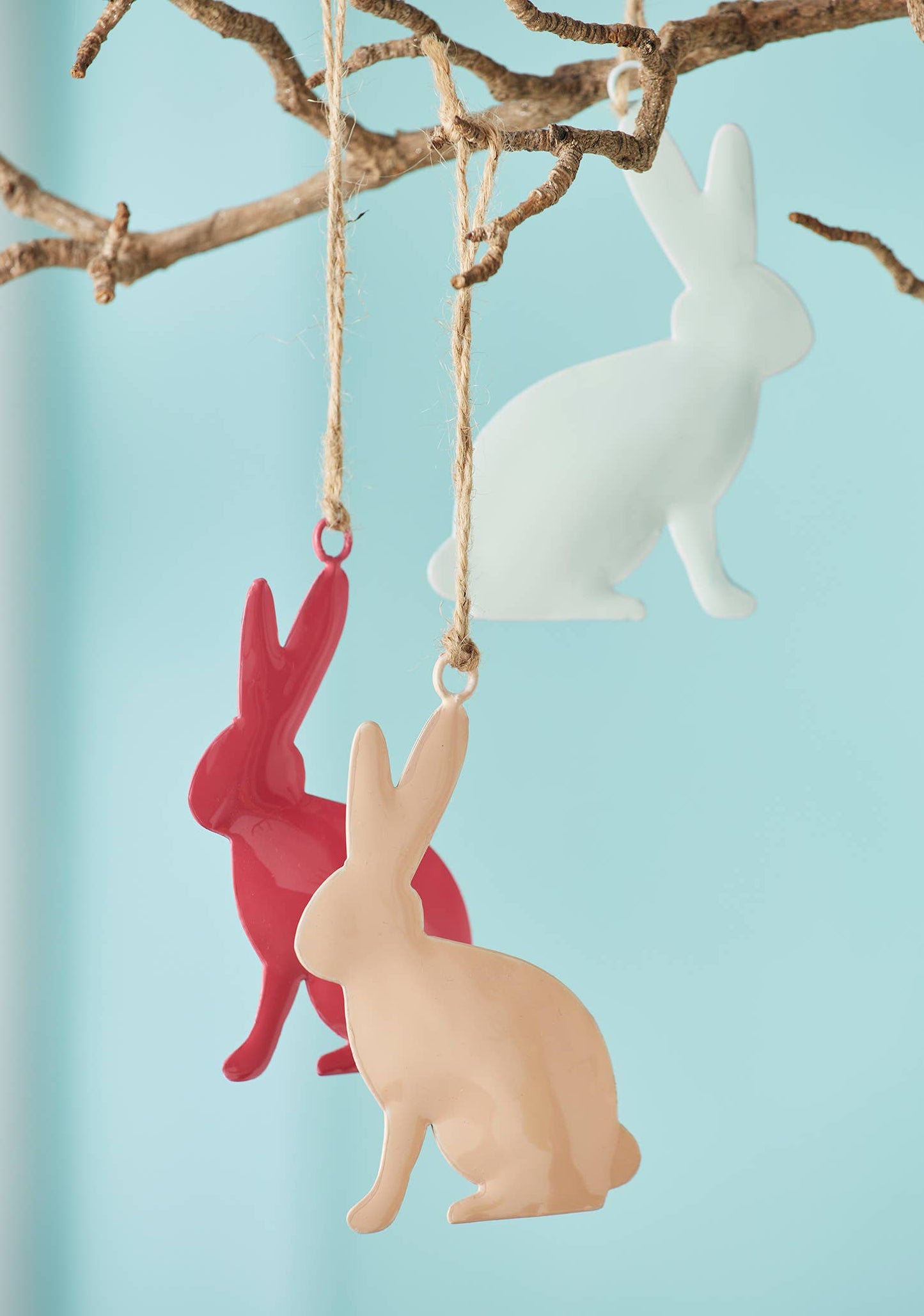 Namaste - Enamel Rabbit Decoration