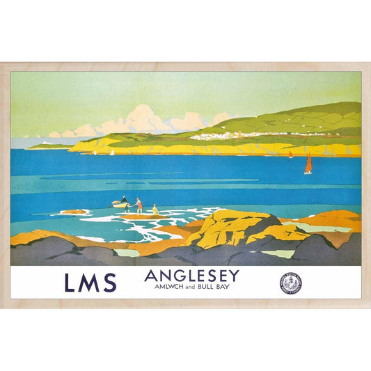 The Wooden Postcard Company - ANGLESEY sustainable wood postcard