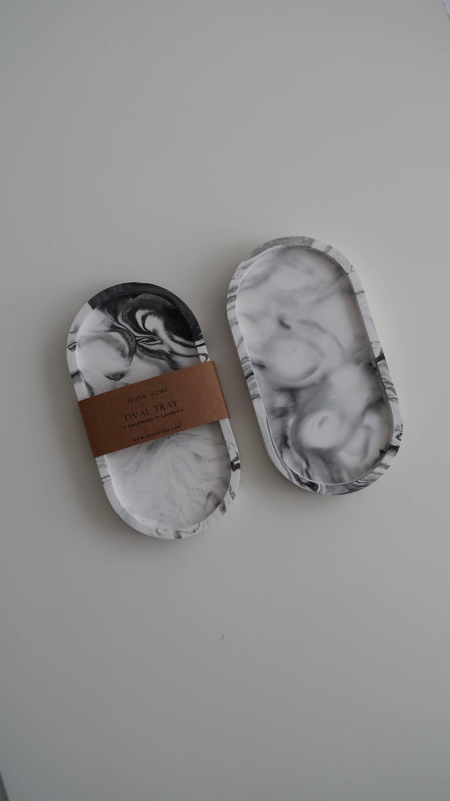 Jeune Home - Oval Concrete Tray | tray for candles | jewellery tray