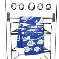 Port & Lemon - Fish and Ships Tea Towel by Port and Lemon