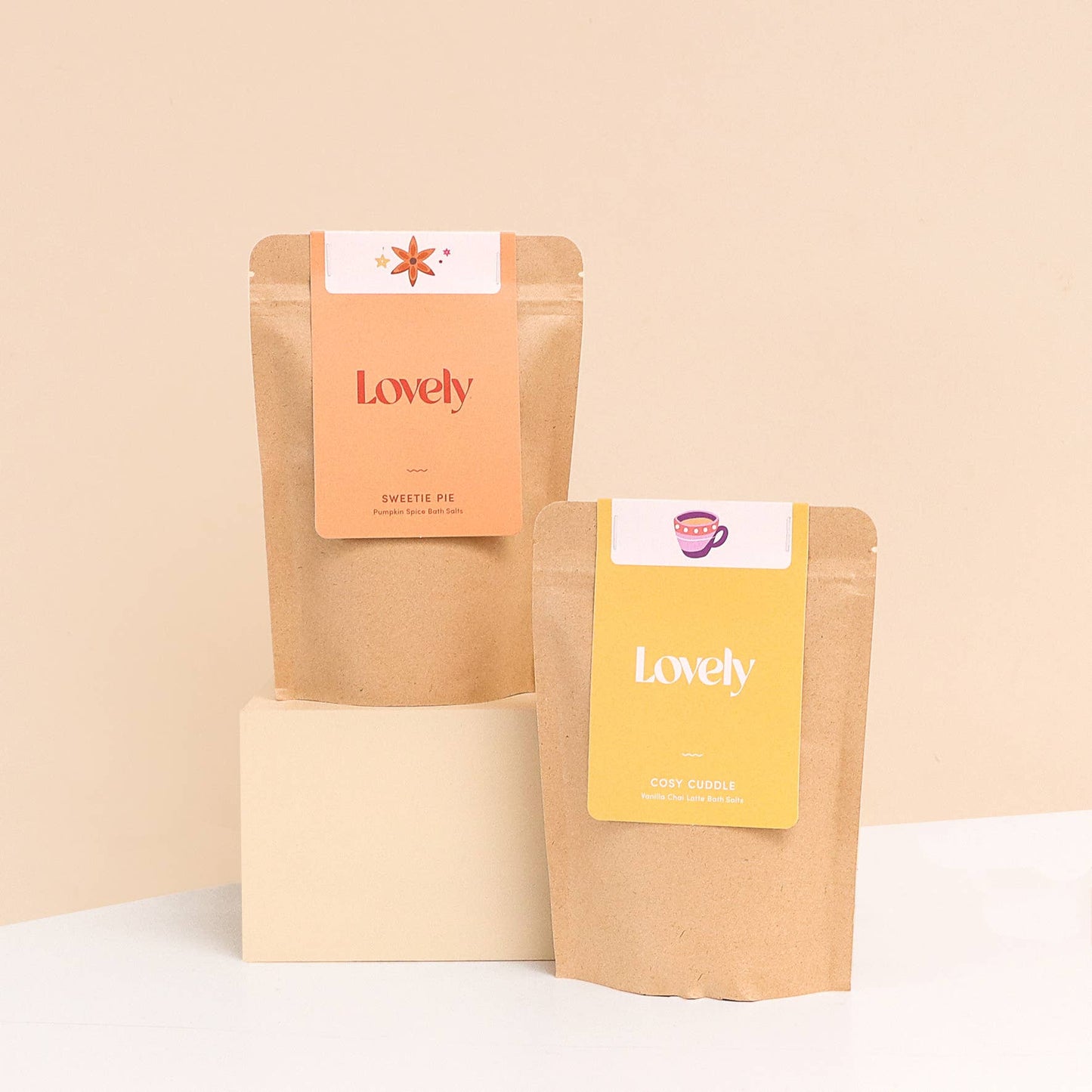 Lovely Skincare - Bath Salts - Cosy Cuddle - Vanilla Chai Latte