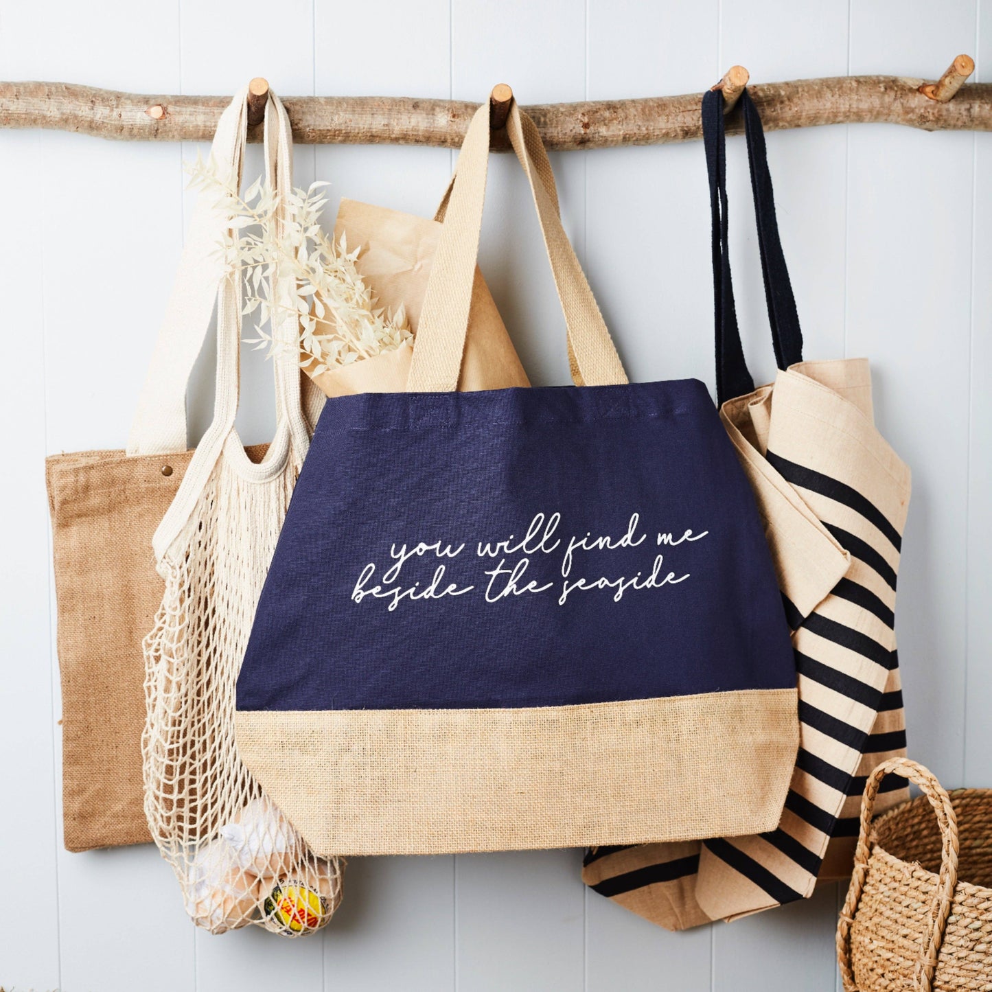 Tillyanna - Find Me Besides The Seaside Beach Bag