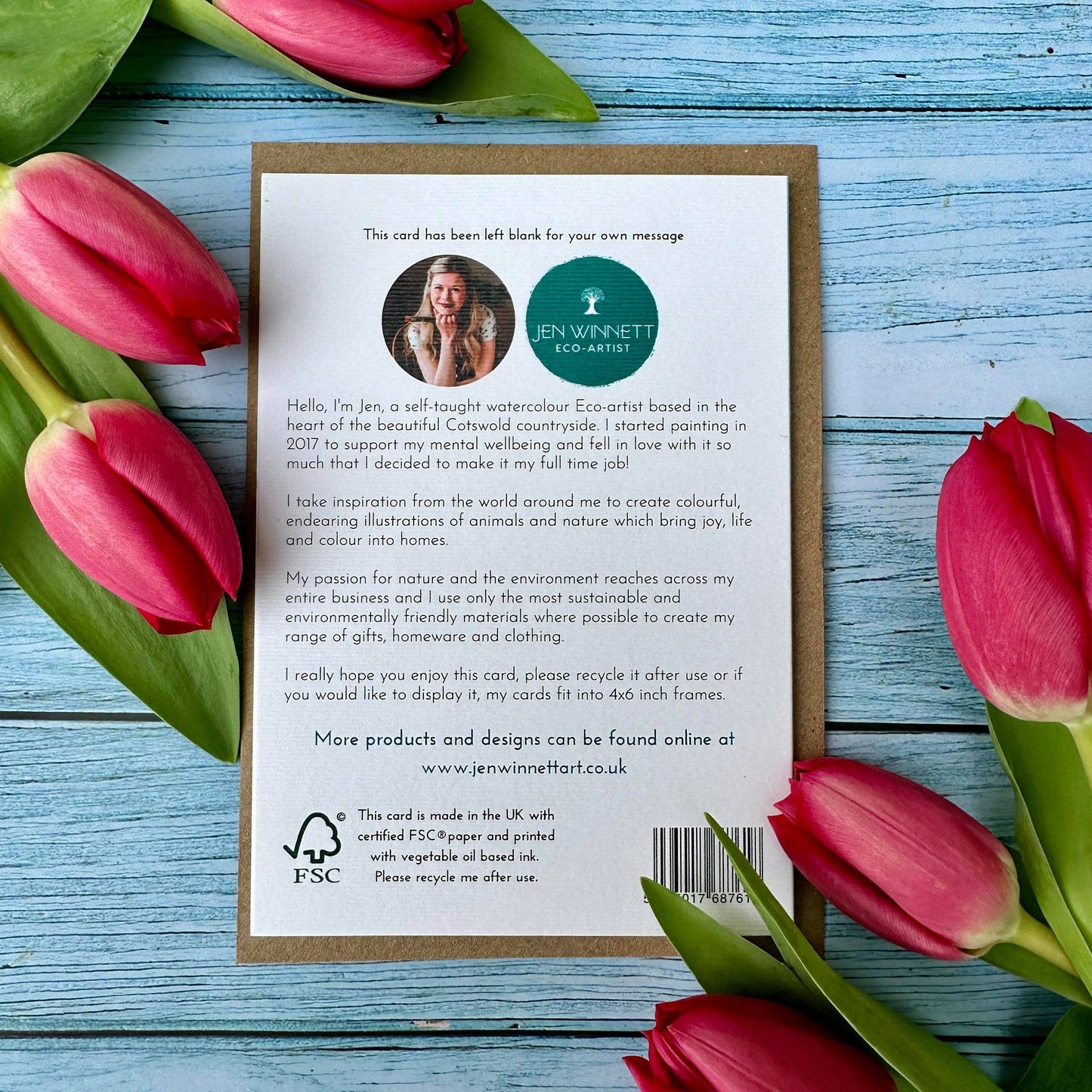 Jen Winnett Eco Artist - Let's shellabrate