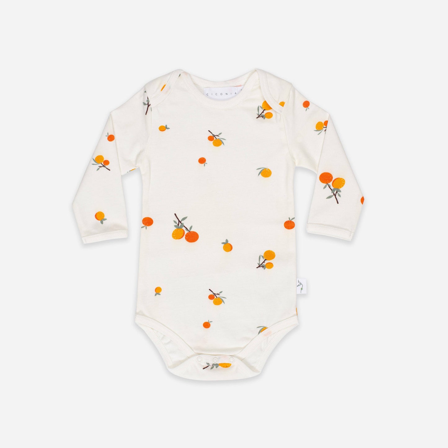 Ciconia Organics Clementine Bodysuit: 0-3M