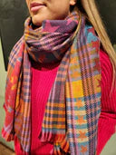Salisa Scarves - Check Stars Scarf - S-240137