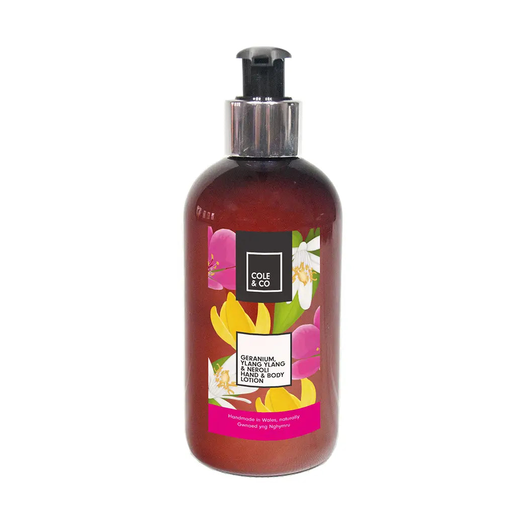 Cole & Co - Geranium, ylang ylang & neroli hand & body lotion