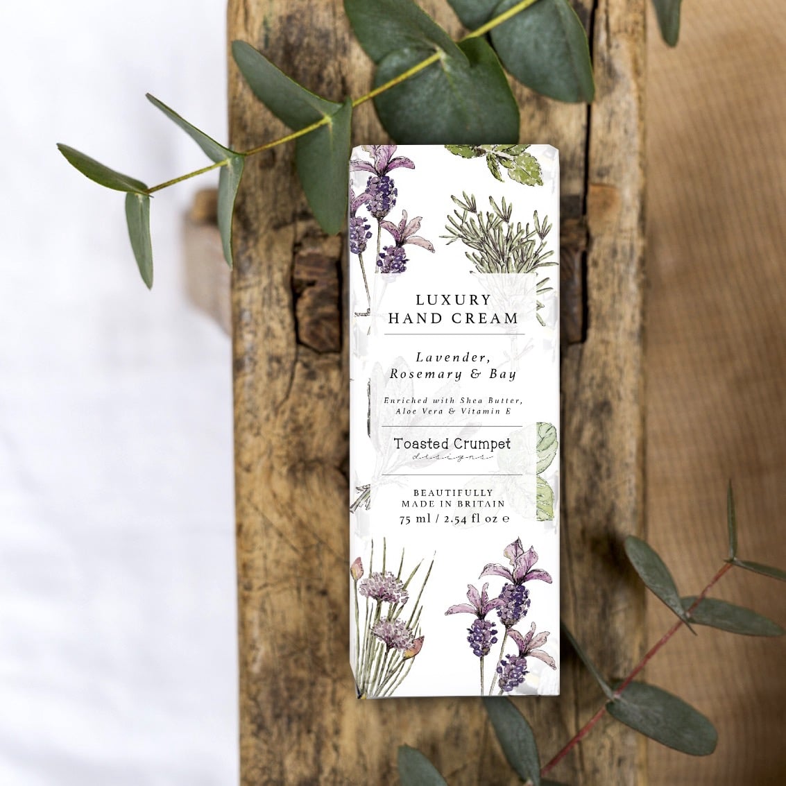 Toasted Crumpet - Lavender, Rosemary & Bay Luxury Hand Cream