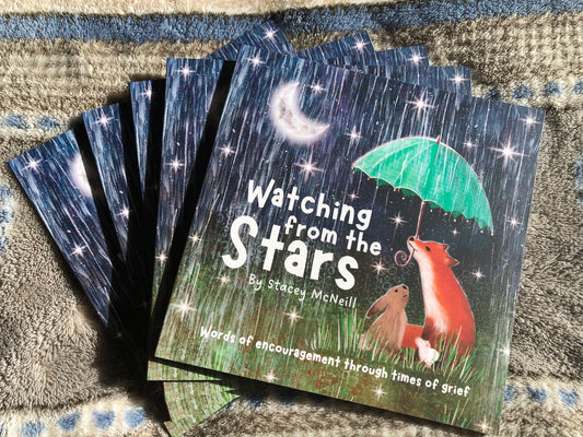 Fox under the Moon - 'watching from the Stars' Mini Book By Stacey McNeill