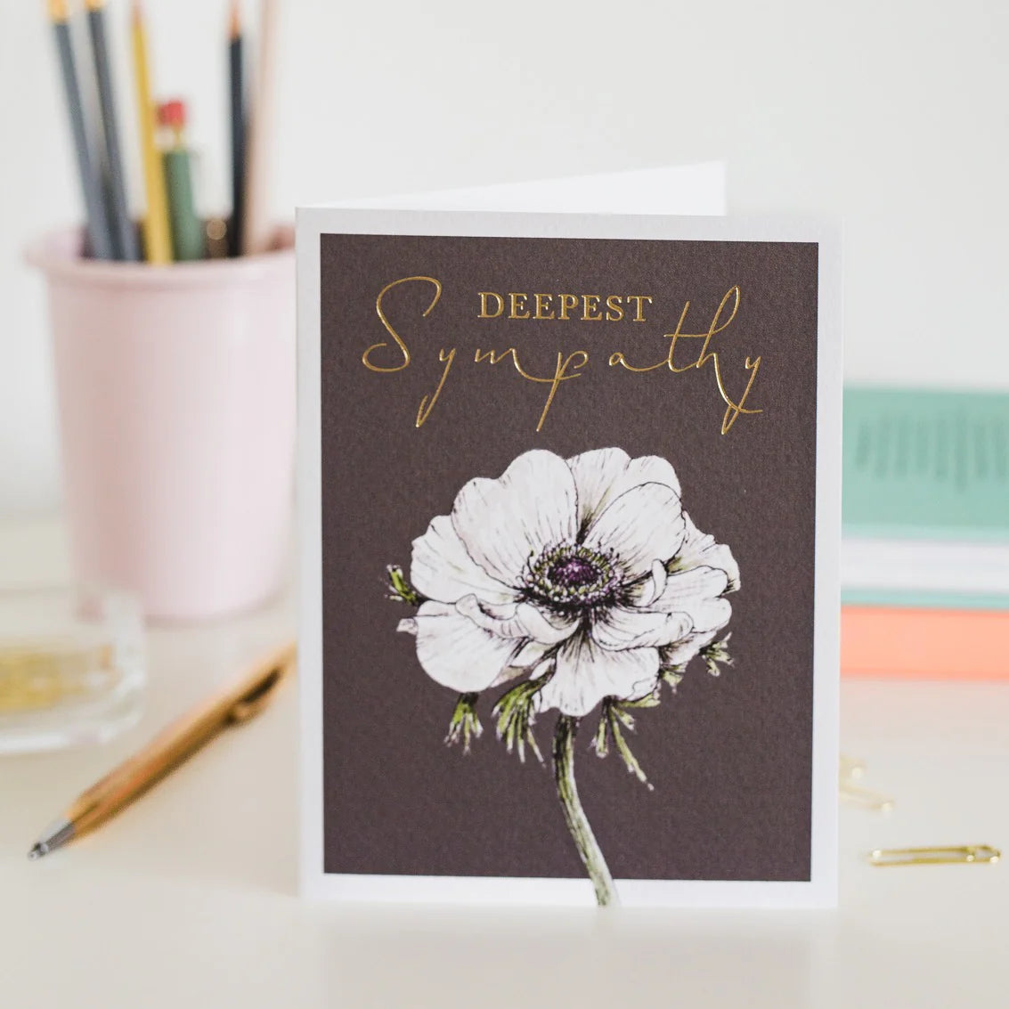 Toasted Crumpet - Deepest Sympathy Card (Cello-Free)