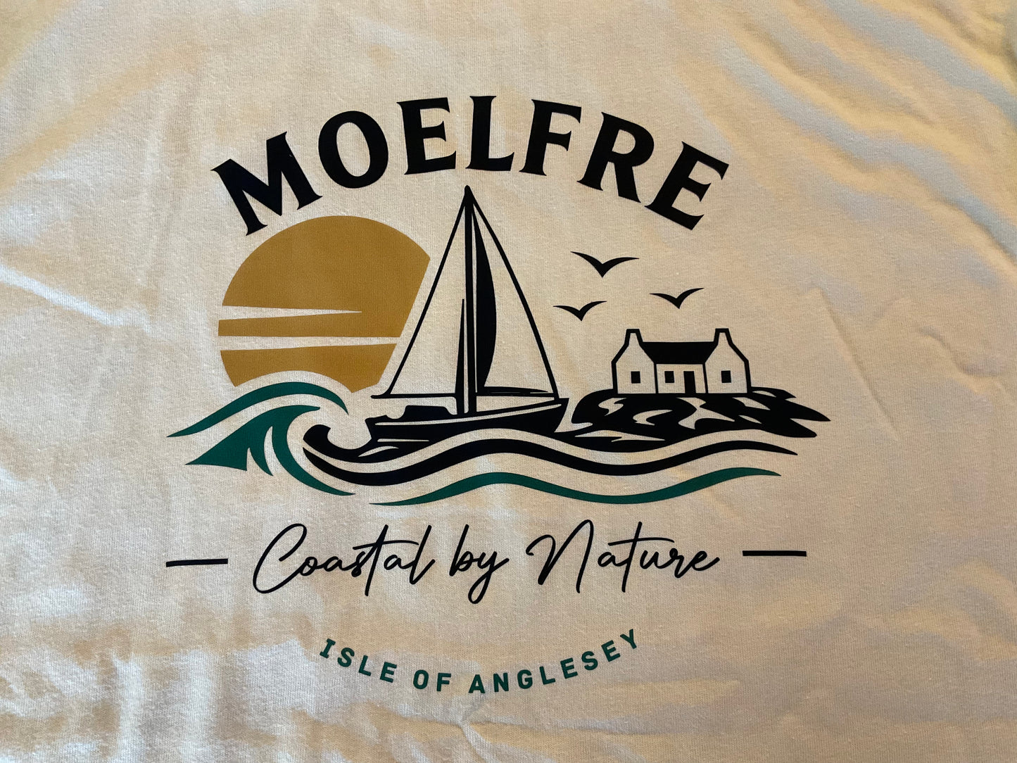 Moelfre Coastal by Nature t-shirt - gold