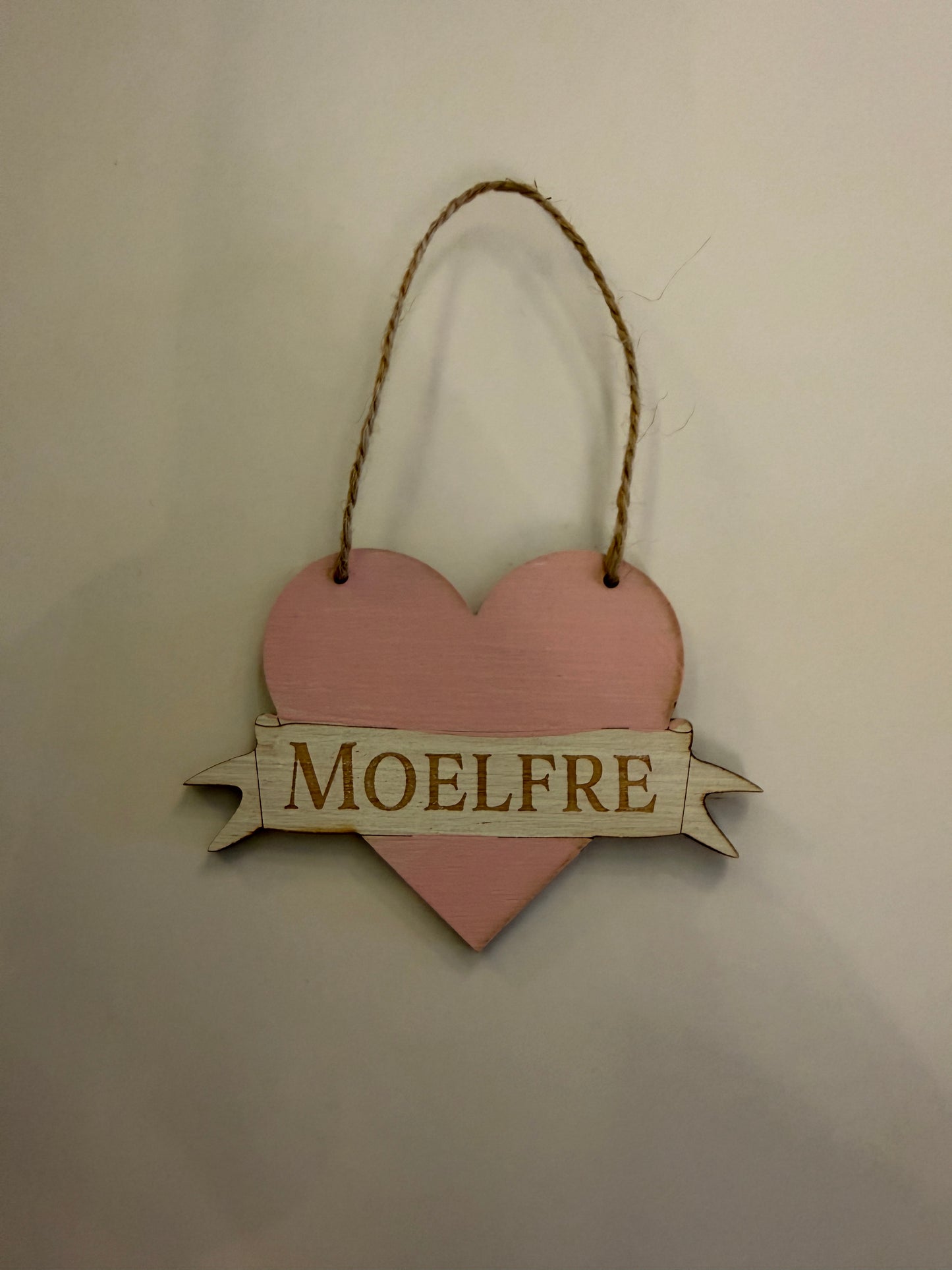 Gorgeous Little Bits - Mini Pink Moelfre Heart