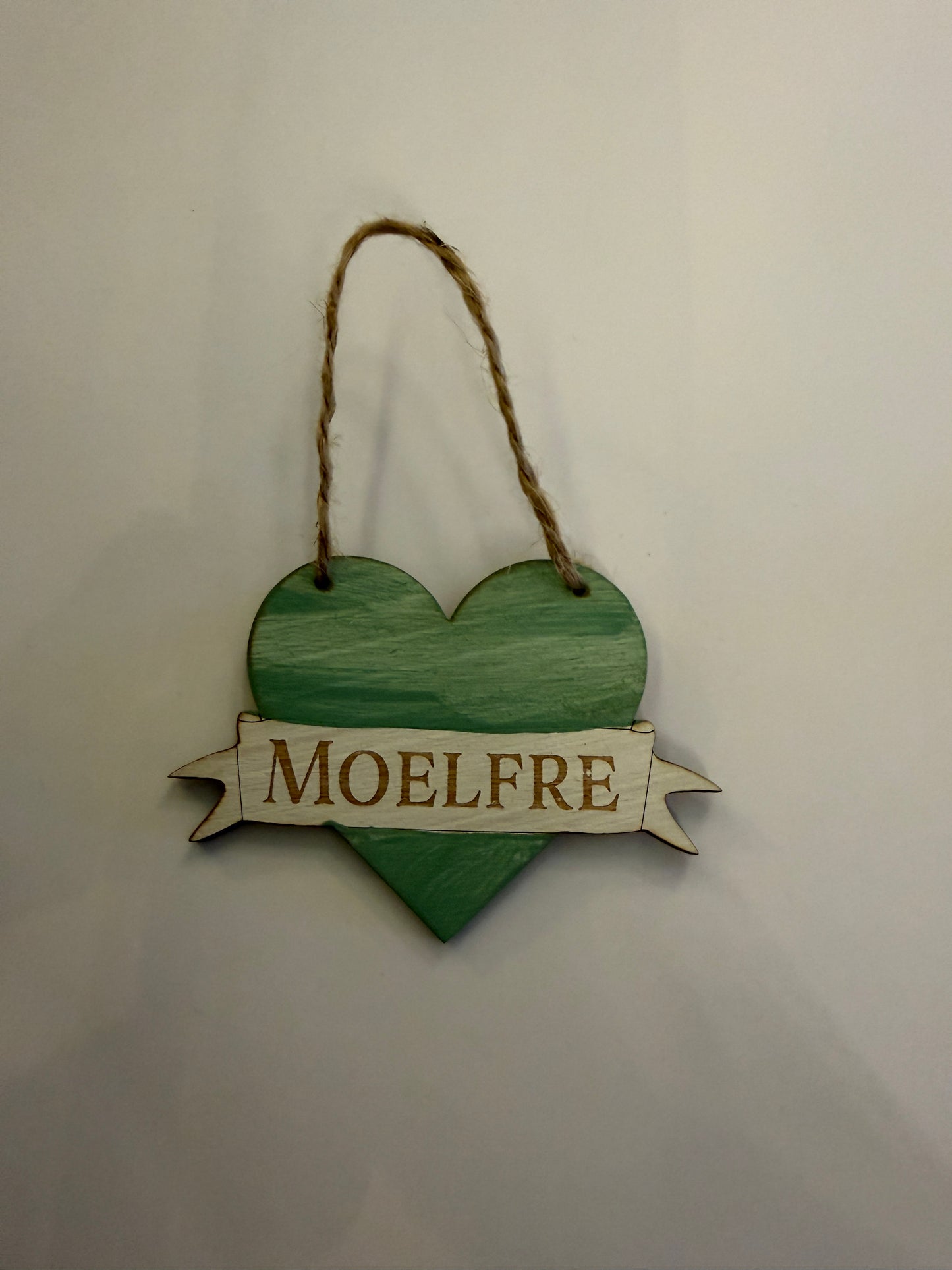 Gorgeous Little Bits - Mini Green Moelfre Heart