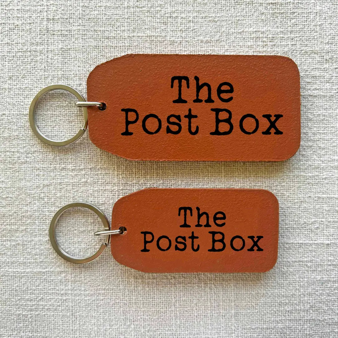 The Wooden Postcard Company - Post Box - Wooden Key Tag