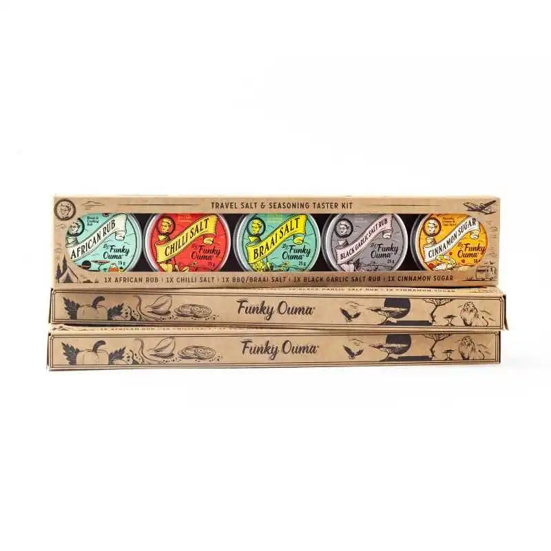 Funky Ouma - All purpose seasoning and BBQ rub gift set