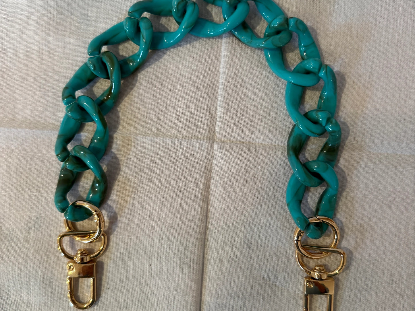 Be-Bougie - Eco Sustainable Tote Bag Interchangeable Turquoise Handle 37cm (bag not included) (Copy)