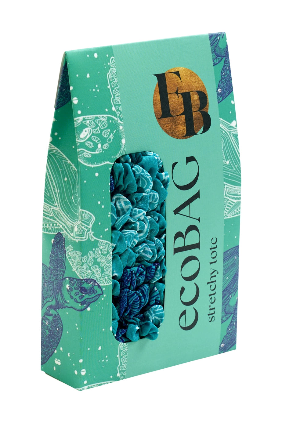 Be-Bougie - Eco Sustainable Tote Bag - Blue Ocean Turtle