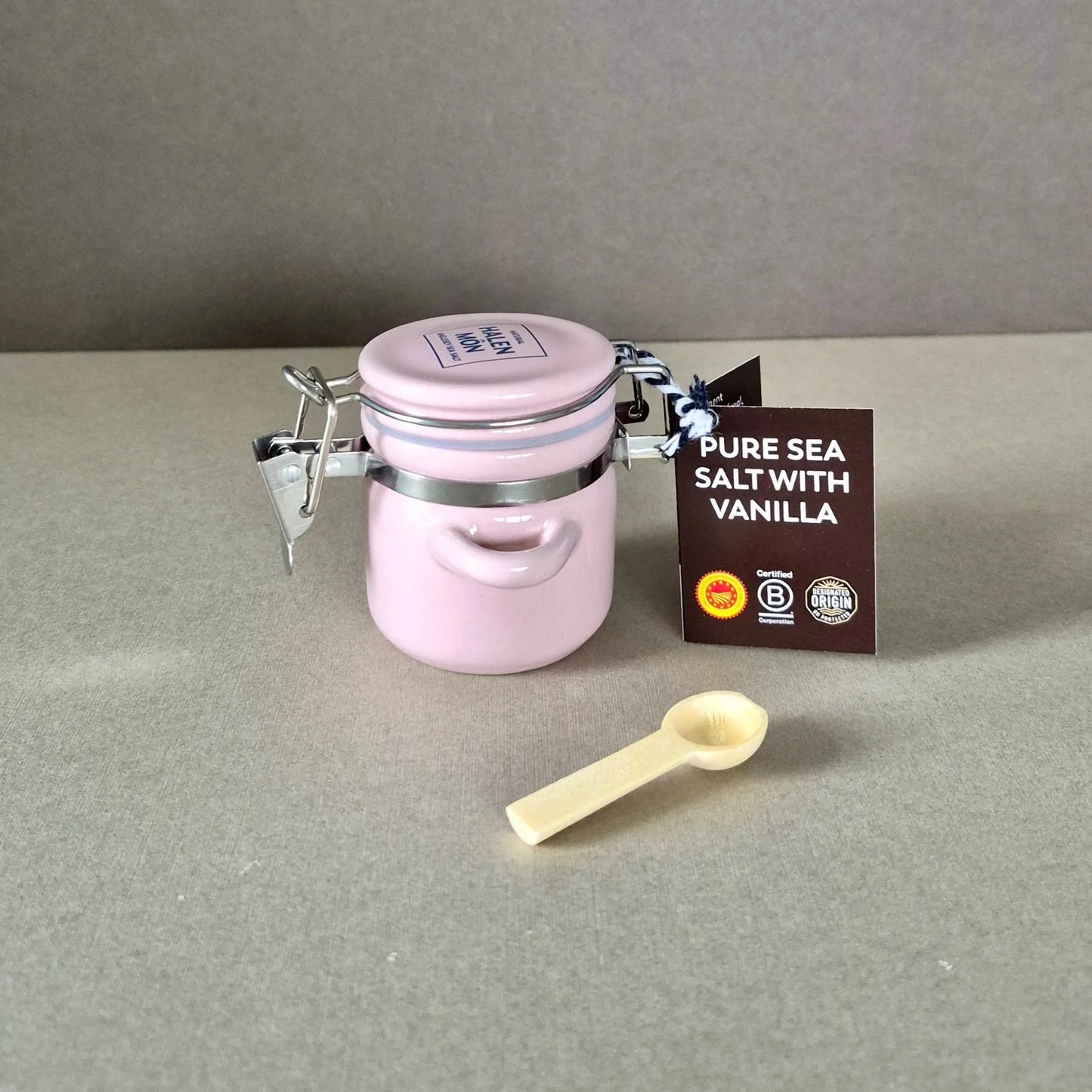 Halen Môn - Little Ceramic Jar with Pure Sea Salt with Vanilla (15g)