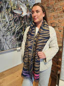 Salisa Scarves - Zebra Edge Scarf - S240047