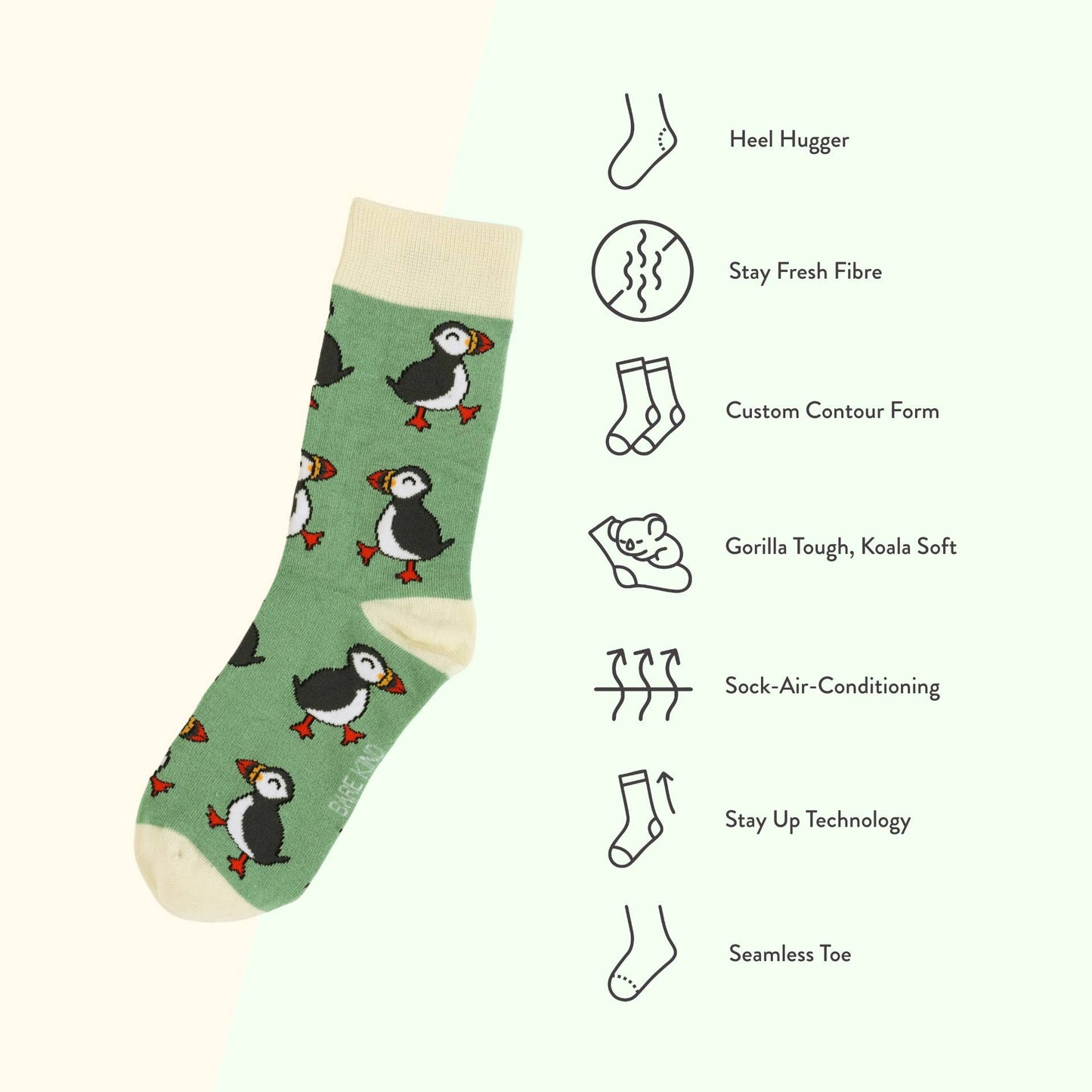 Bare Kind - Puffin Socks