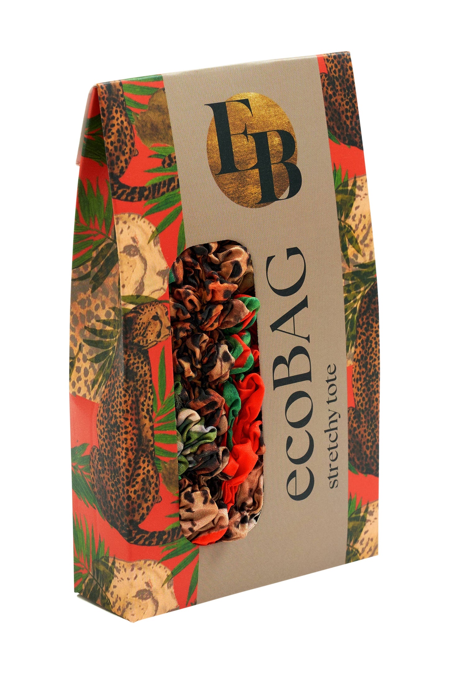 Tote Bag Eco Sustainable LEOPARD & PALM
