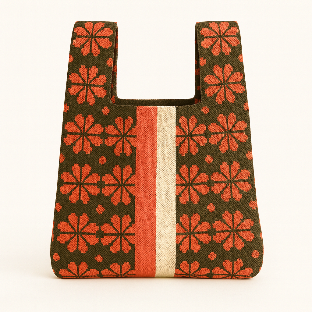 Tokeii Ltd - Heritage Bloom - Knitted bag