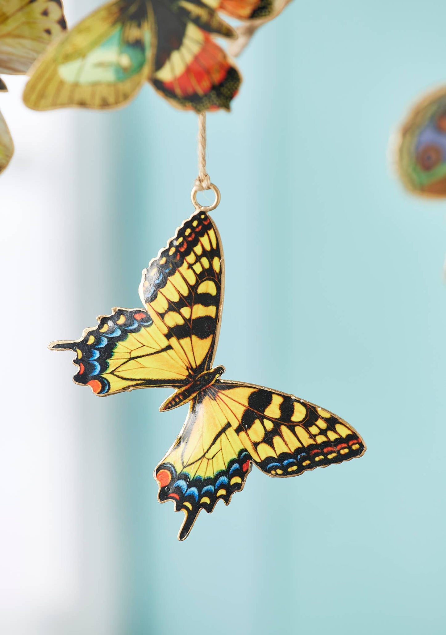 Namaste - Butterfly Metal Decoration