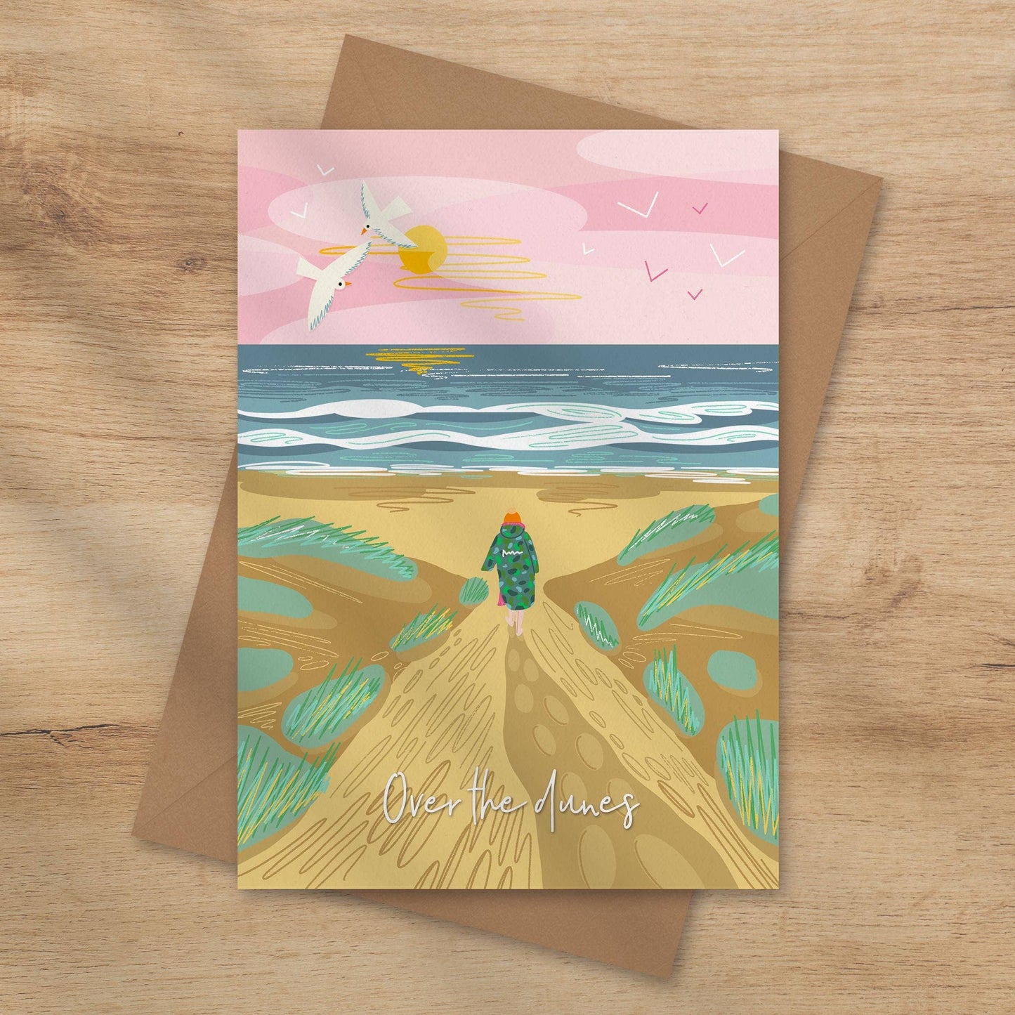 Over the Dunes Greeting Card