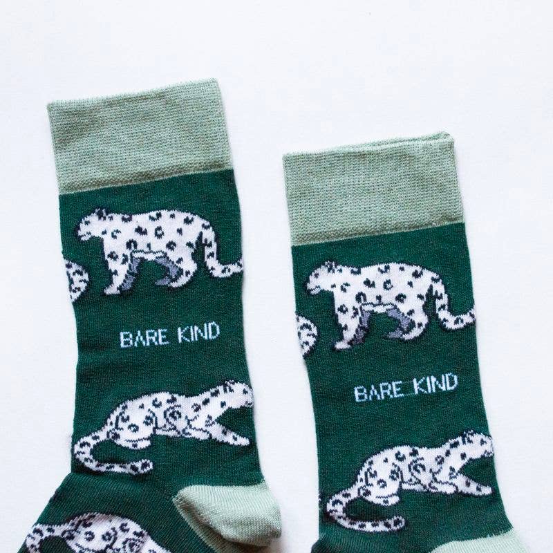 Bare Kind - Snow Leopard Socks