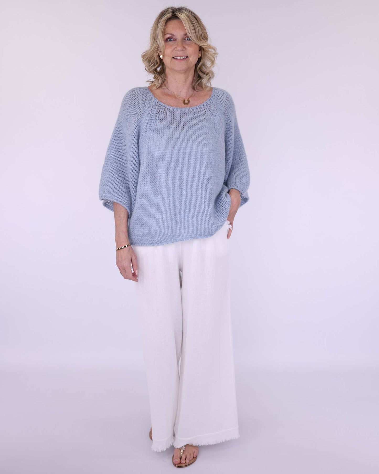 Cadenza Italy Ltd - Alpaca Blend Swing Jumper