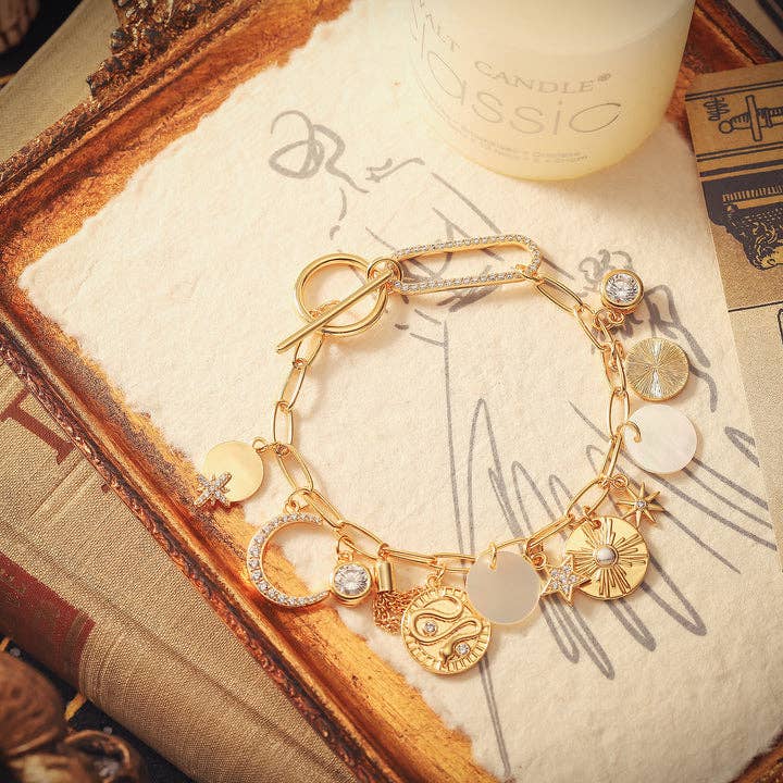Verdivine - Moon and Star Bracelet