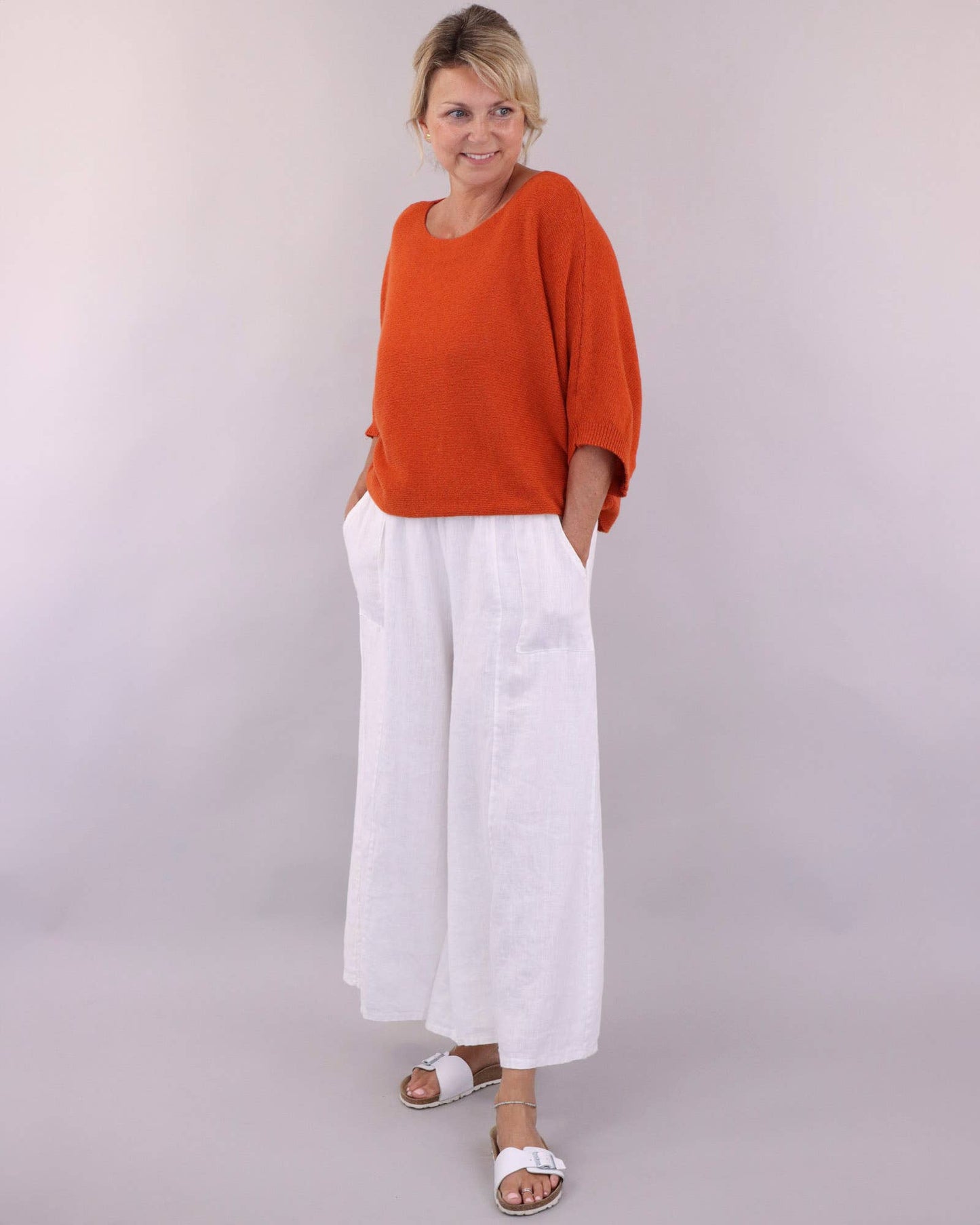 Cadenza Italy Ltd - Cashmere Blend Boat Neck Tunic