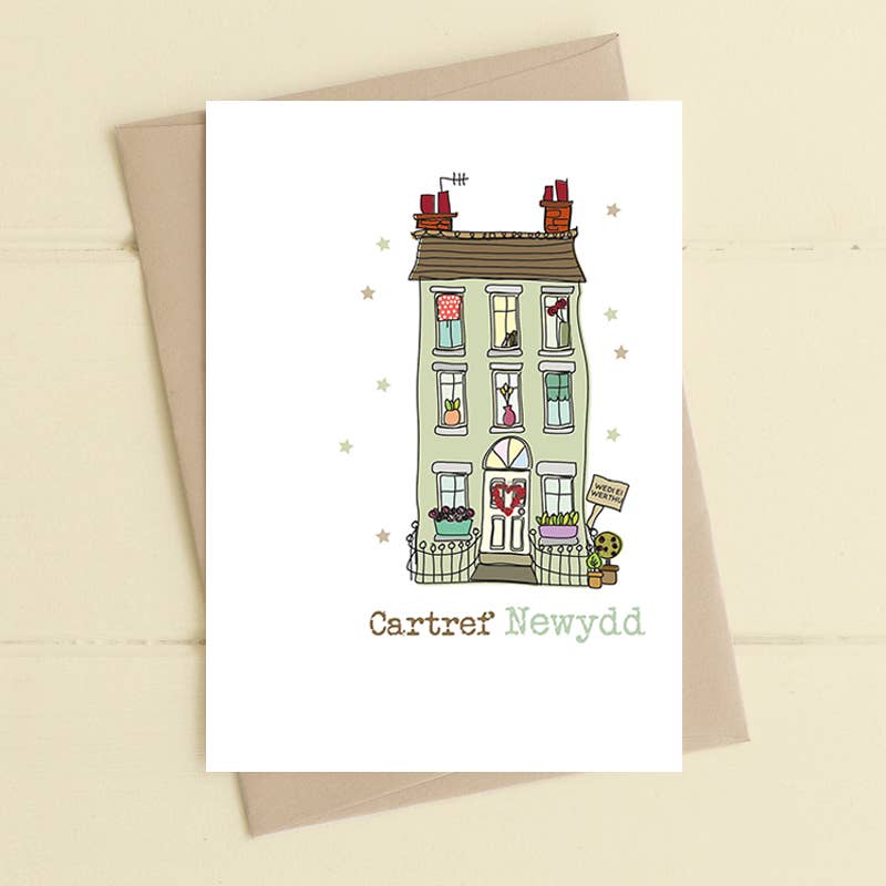 Cartref Newydd (New Home) - WELSH Greetings Card