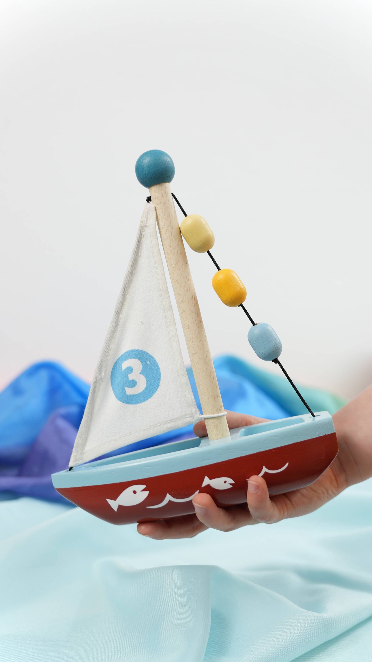 Threadbear Design UK - Mentari Wooden Sailing Boat