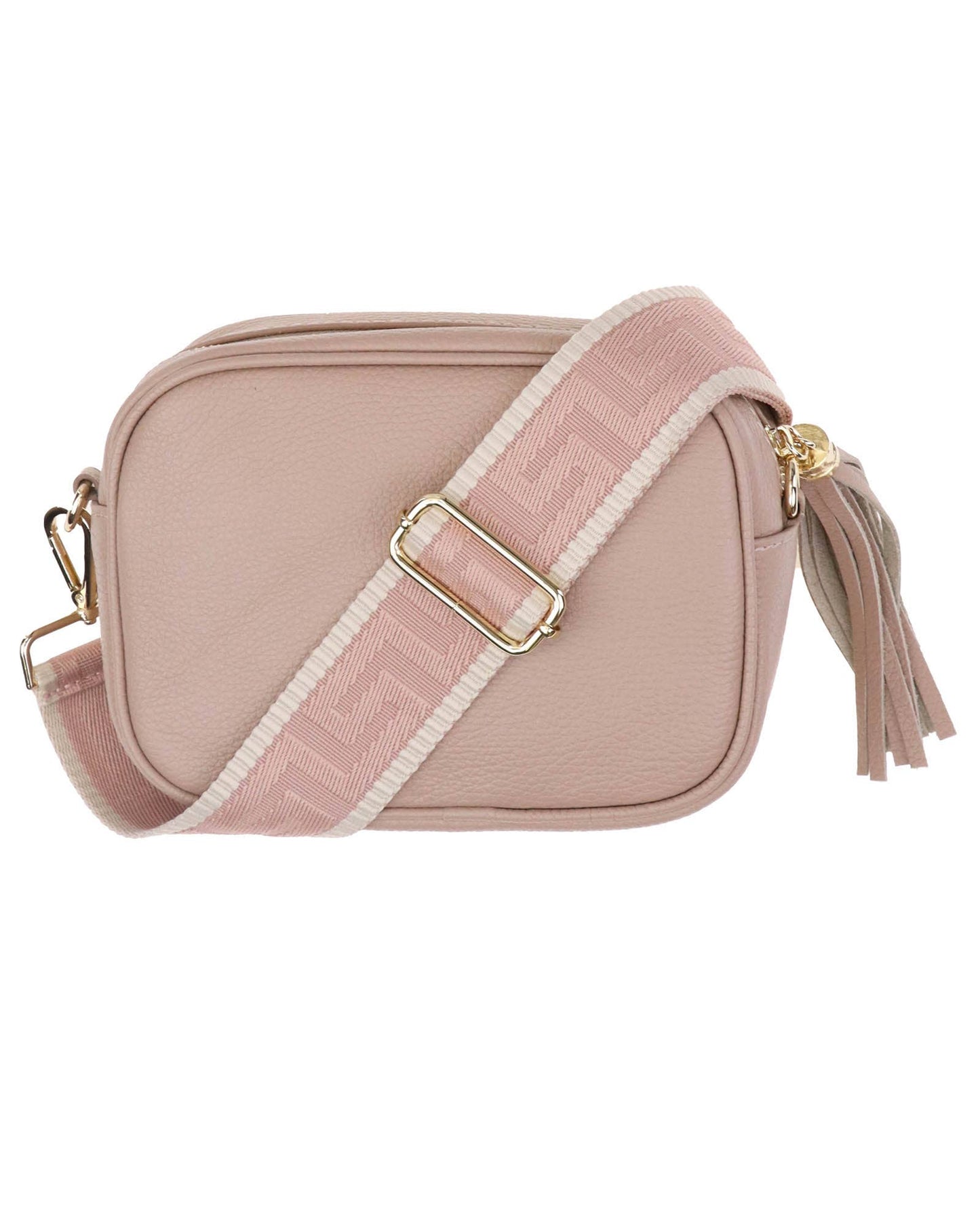 Cadenza Italy Ltd - - Tassle Crossbody Leather Camera Bag