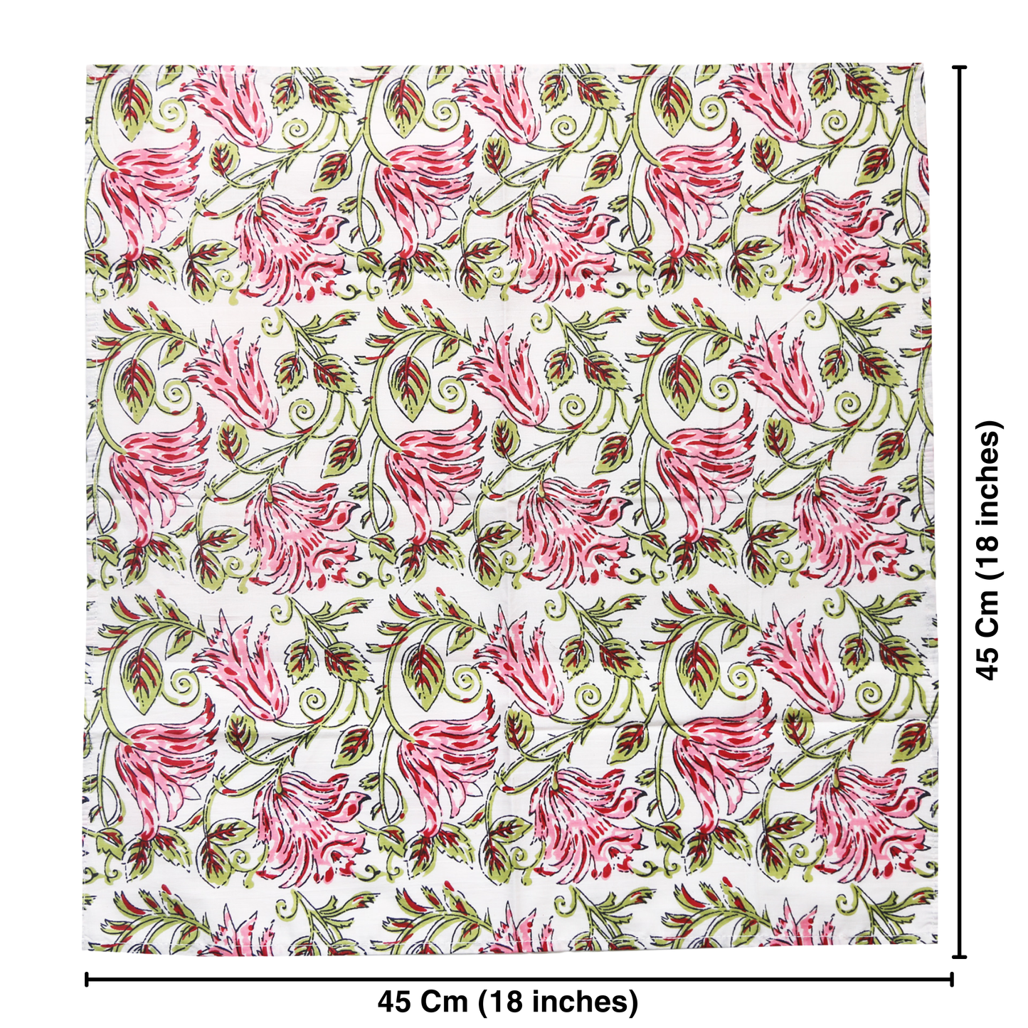 Kantha Decor - Dinner napkins  -  Multicolor 18'' Napkins