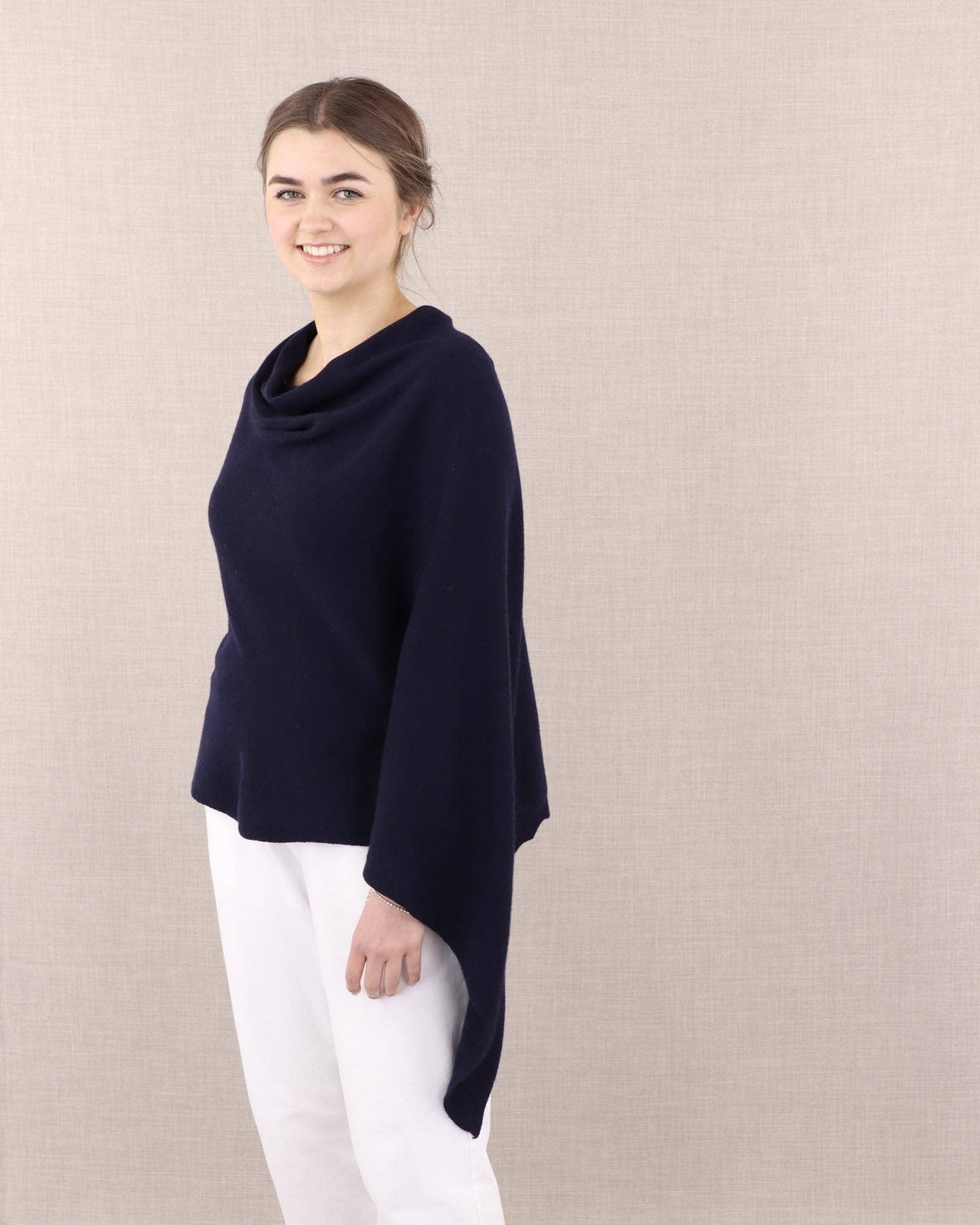 Cadenza Italy Ltd - Classic Cashmere Blend Poncho