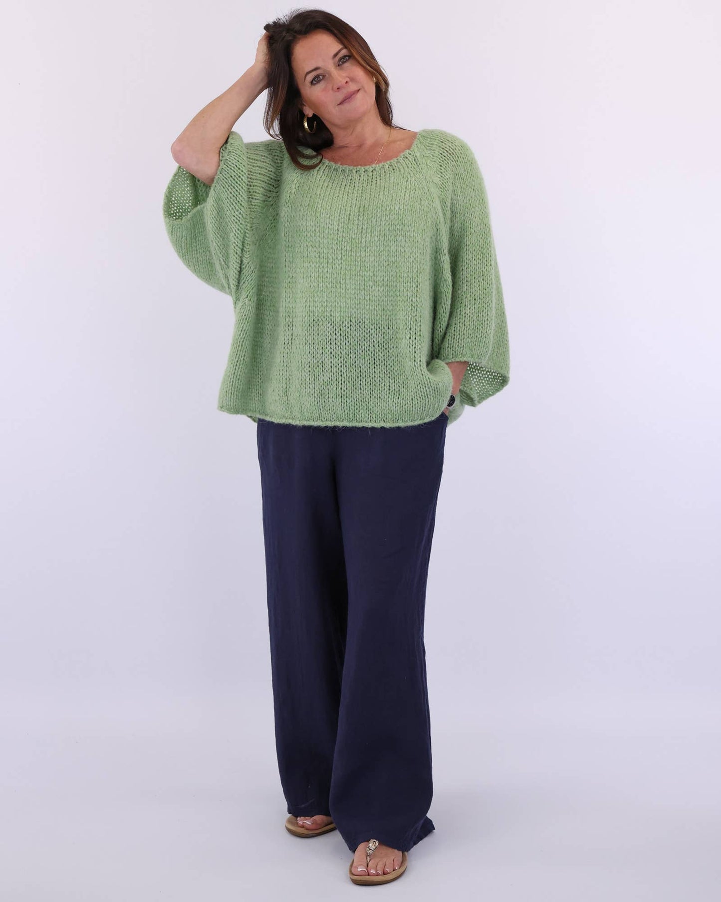 Cadenza Italy Ltd - Alpaca Blend Swing Jumper