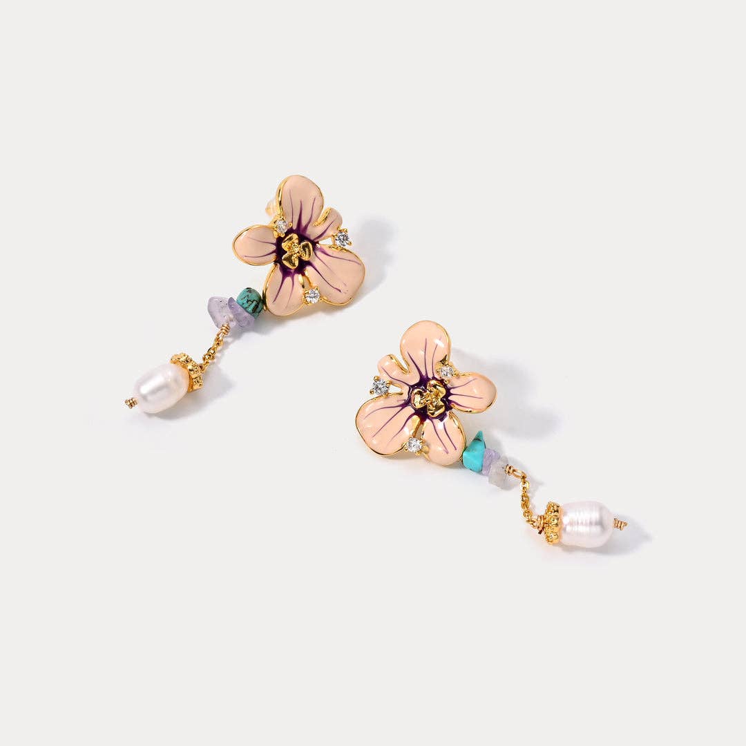 Verdivine - Flower Dangling Earrings