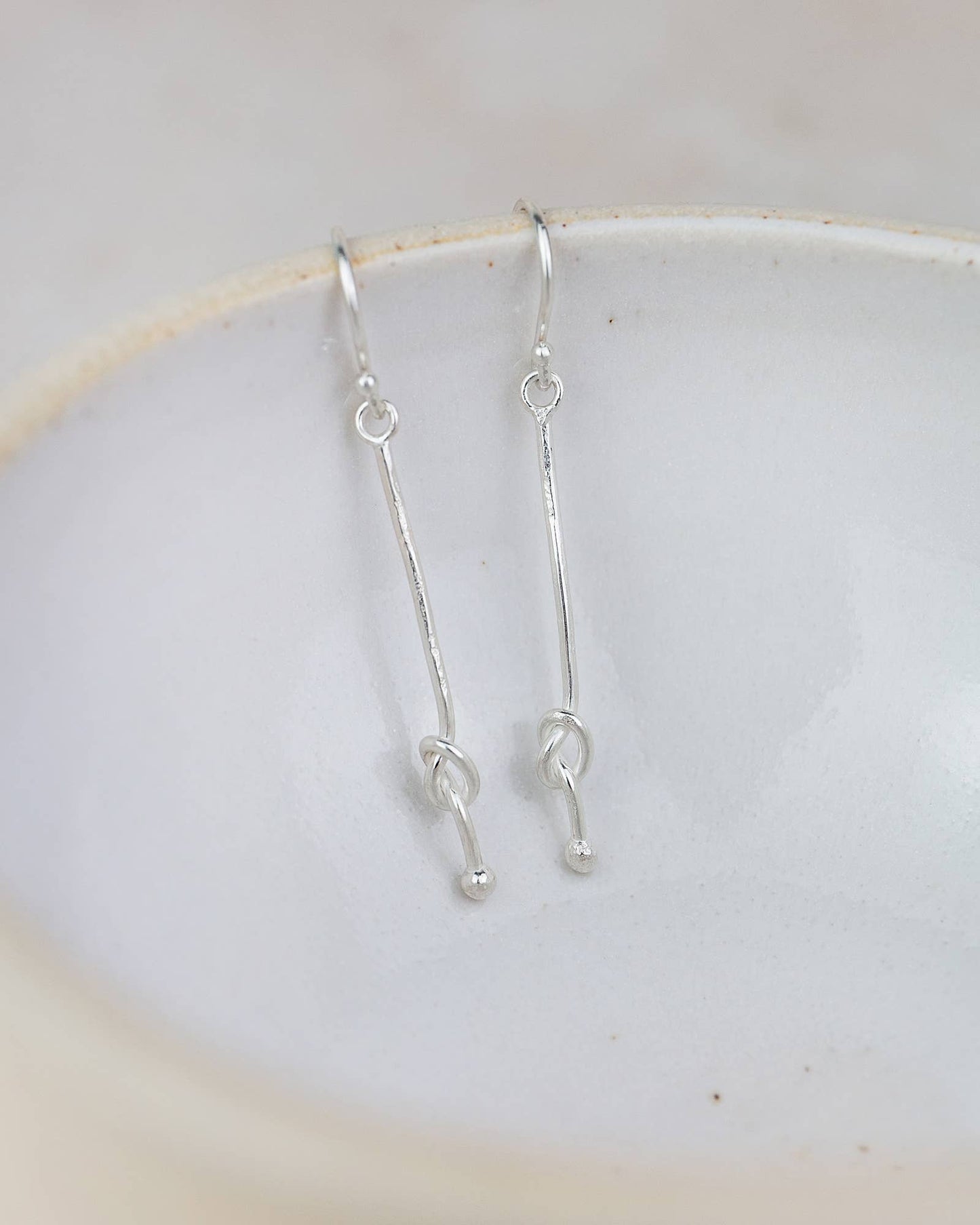 Lucy Kemp Jewellery - Sterling Silver Love Knot Earrings